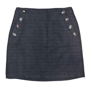 Loft - Black Textured Skirt